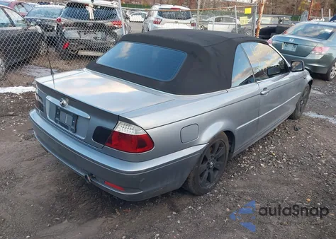 2004 BMW 325Ci из США, поврежденный, VIN WBABW33444PL25686